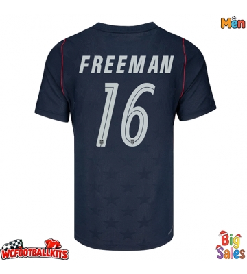 United States Alex Freeman #16 Replica Away Stadium Shirt World Cup 2026 Short Sleeve